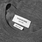 Thom Browne Men's Classic Merino Crew Knit in Medium Grey
