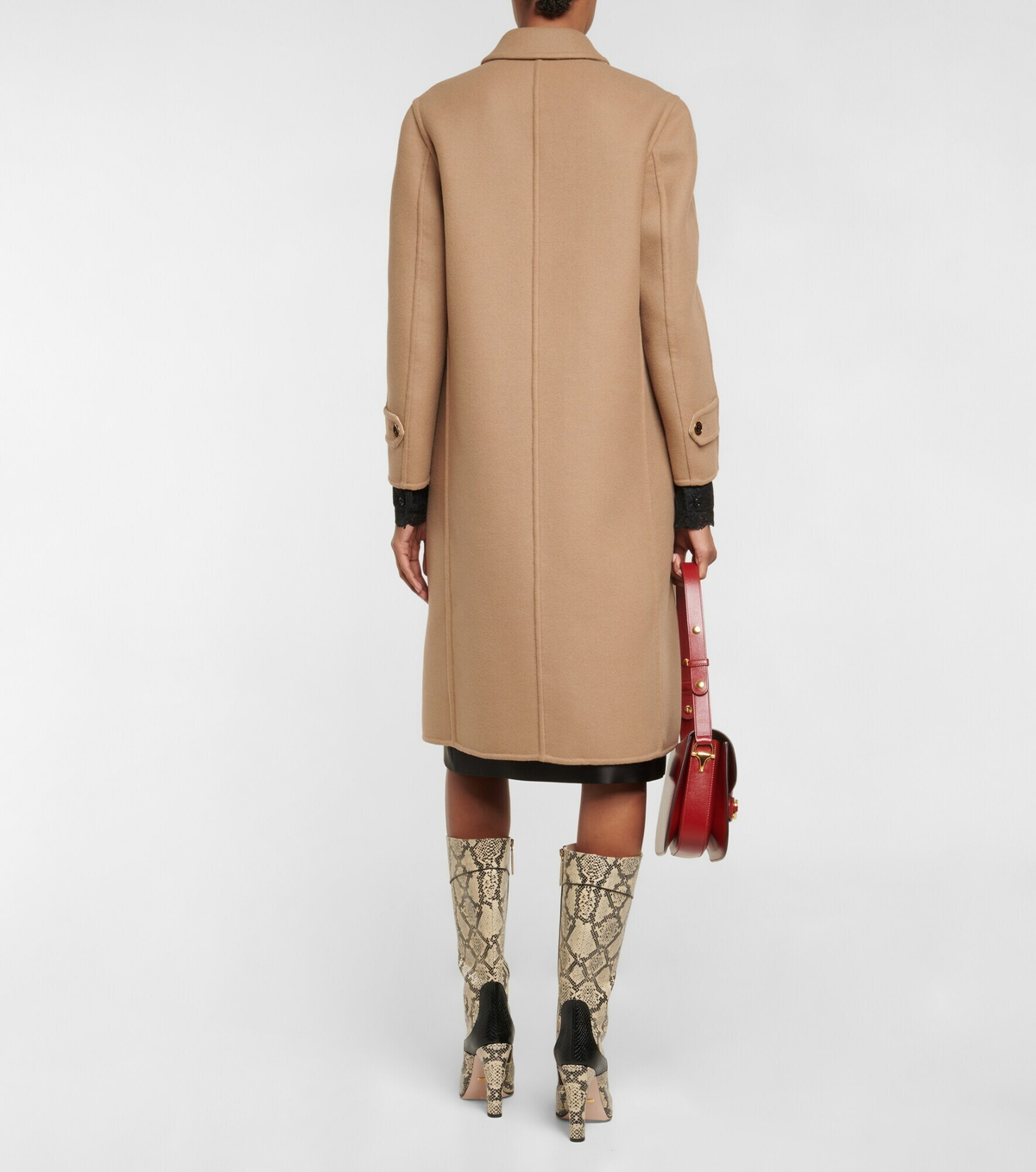 Gucci - Double-faced wool and silk coat