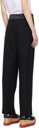 Stella McCartney Black Tuxedo Trousers