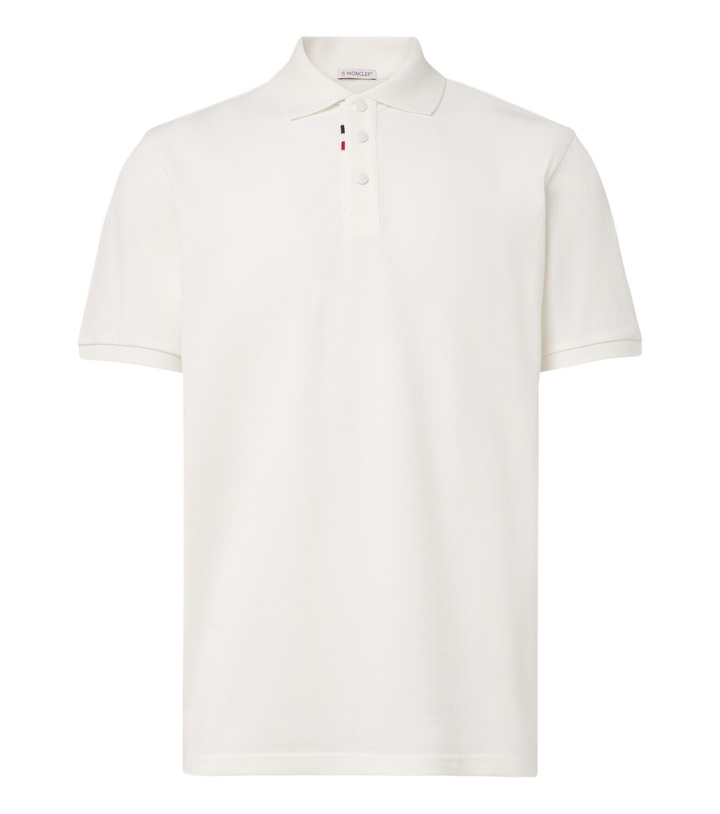 Photo: Moncler Cotton piqué polo shirt