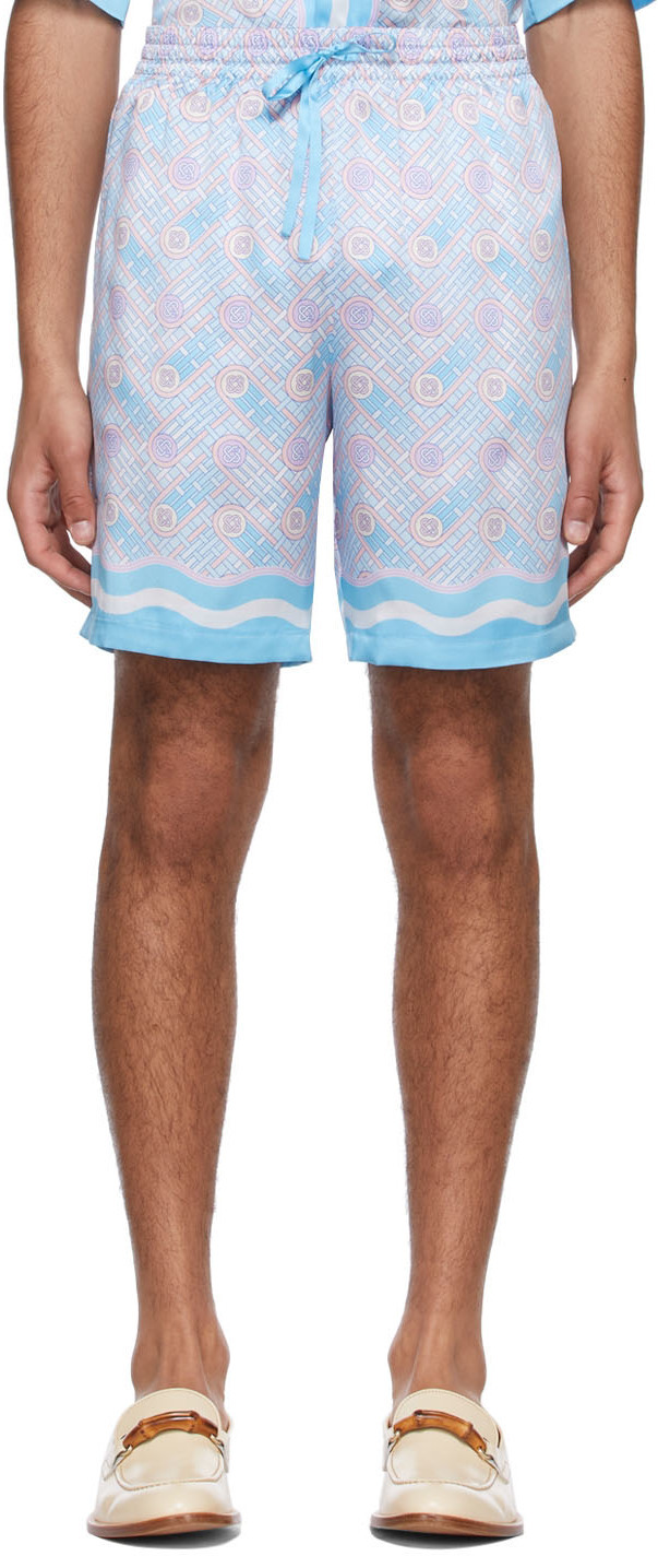 Casablanca Men's Silk Shorts