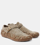 Loewe Brushed suede loafers