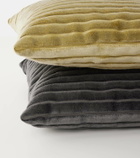 Missoni Coomba ribbed-knit velvet cushion