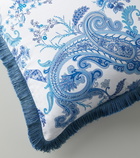 Etro - Paisley cotton cushion