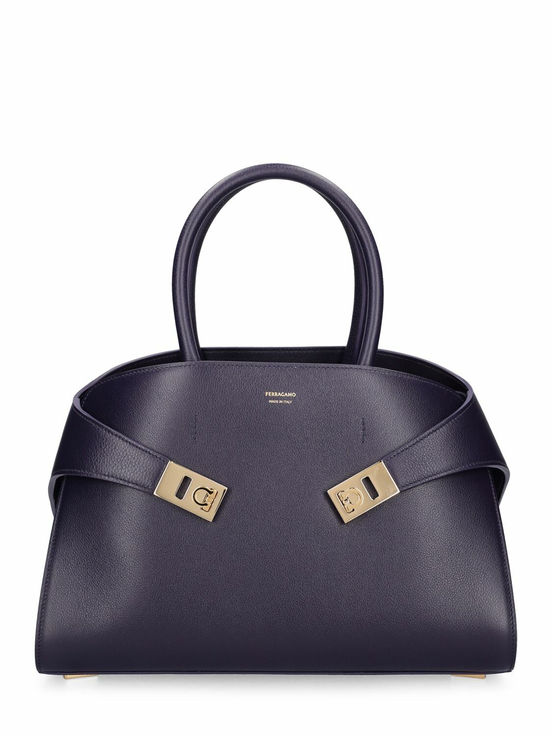 トートバッグ FERRAGAMO HUG SMALL LEAHTER TOTE BAG FERRAGAMO Small Hug Leather Tote Bag Salvatore Ferragamo