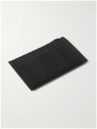 Balenciaga - Logo-Print Embossed Full-Grain Leather Cardholder - Black
