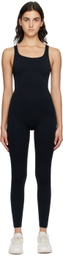 VAARA Black Seamless Unibody Jumpsuit
