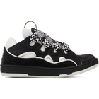 Lanvin Black & White Curb Sneakers