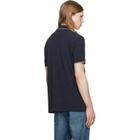 BOSS Navy Paddy Cotton Piqué Polo