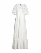 Manila Grace Womens Maxi dress Ivory