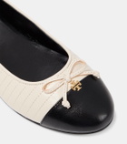 Tory Burch Quilted leather ballet flats