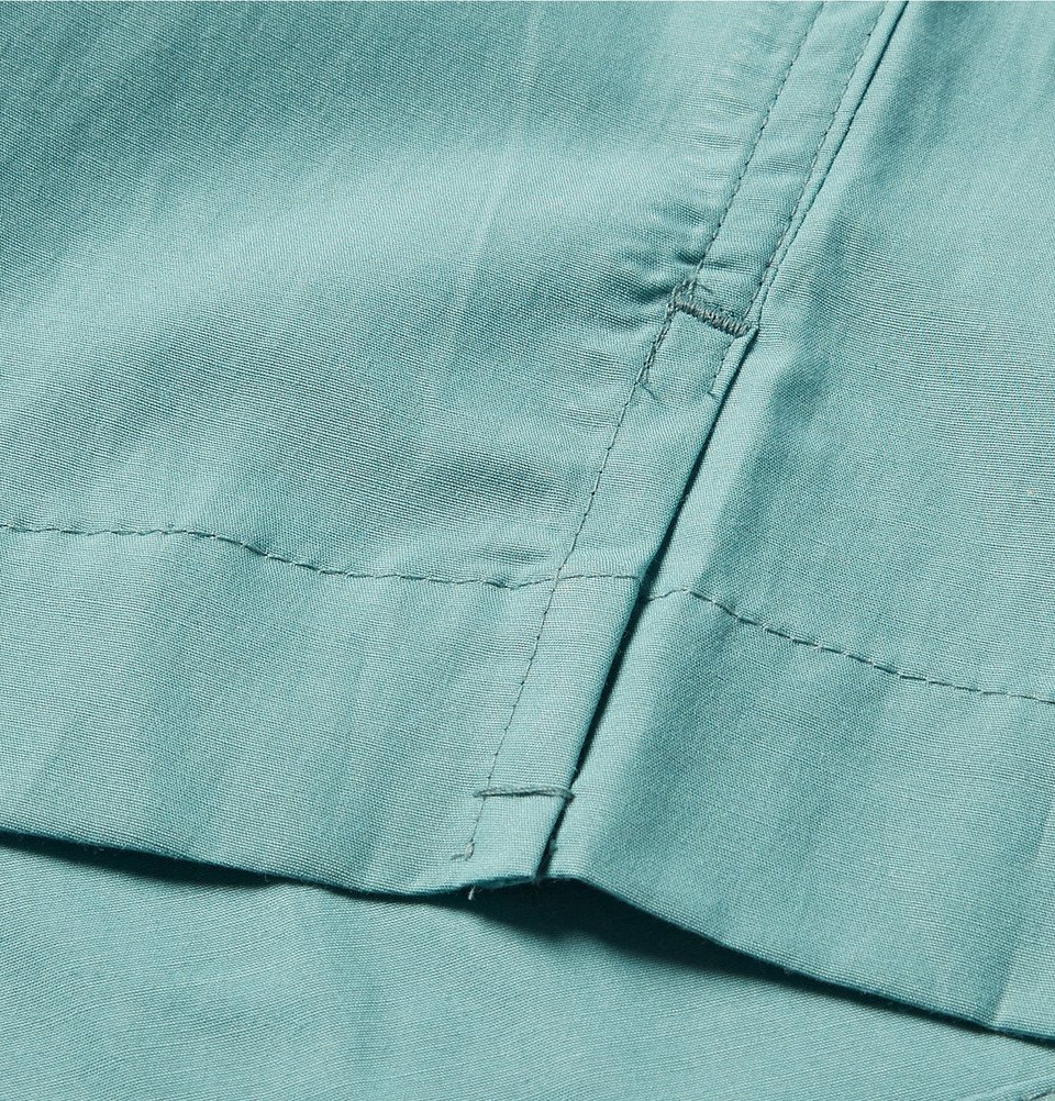 Everest Isles - Camp-Collar Voile Shirt - Men - Turquoise