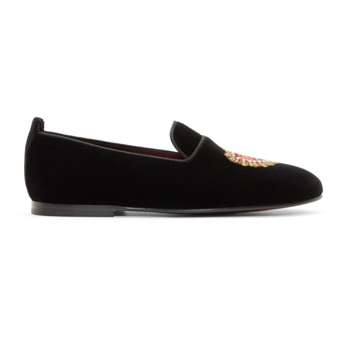 Photo: Dolce and Gabbana Black Young Pope Loafers