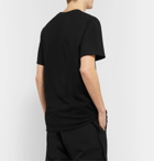 Stüssy - Logo-Print Cotton-Jersey T-Shirt - Black