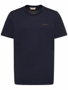 MARNI - Logo Embroidered Cotton Jersey T-shirt