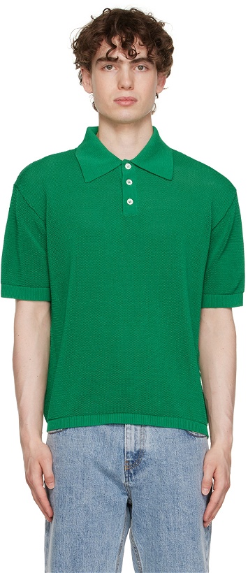 Photo: Second/Layer SSENSE Exclusive Green Polo