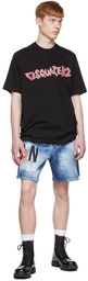 Dsquared2 Black Cotton T-Shirt