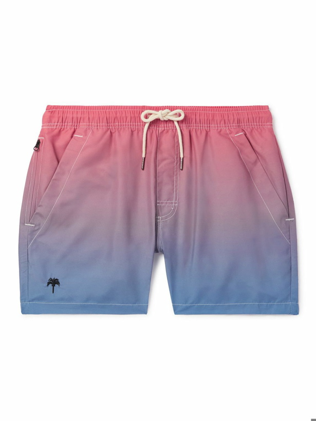 Photo: OAS - Straight-Leg Short-Length Ombré Swim Shorts - Pink