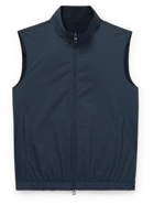 LORO PIANA - Storm System Reversible Nylon and Wool Gilet - Blue