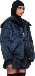 Cecilie Bahnsen Alpha Industries x Cecilie Bahnsen Navy N-2B Bomber Jacket