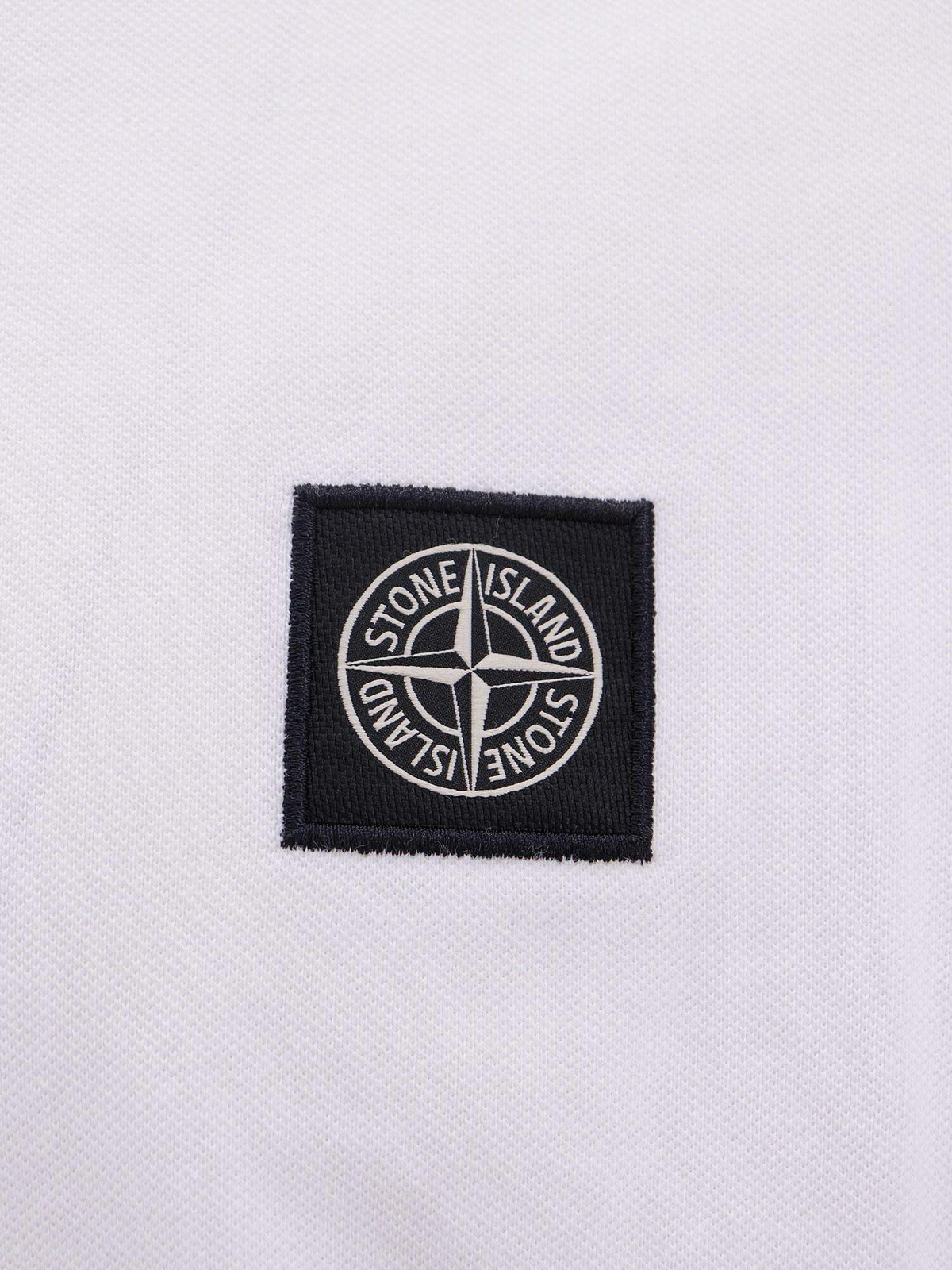 Stone Island Polo Shirt White Mens Stone Island