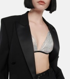 Costarellos Lumi crystal-embellished bralette