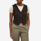 Samsøe Samsøe Women's Sanissa Knitted Vest in Turkish Coffee