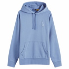 Polo Ralph Lauren Men's Big Pony Hoodie in Nimes Blue