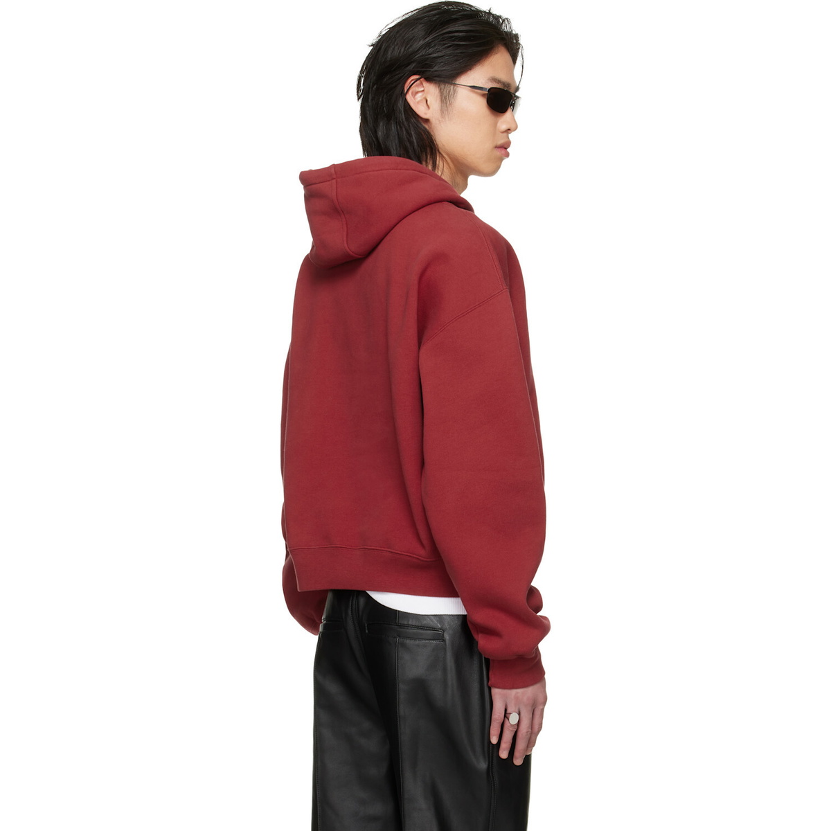 LU'U DAN BRUCE LEE x LỰU ĐẠN Red Heavy Weight Gym Hoodie