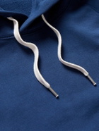 Drake's - Cotton-Jersey Hoodie - Blue