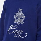 Casablanca Men's Caza Emblem Crew Knit in Navy/White