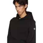 Moncler Black Maglia Down-Filled Hoodie