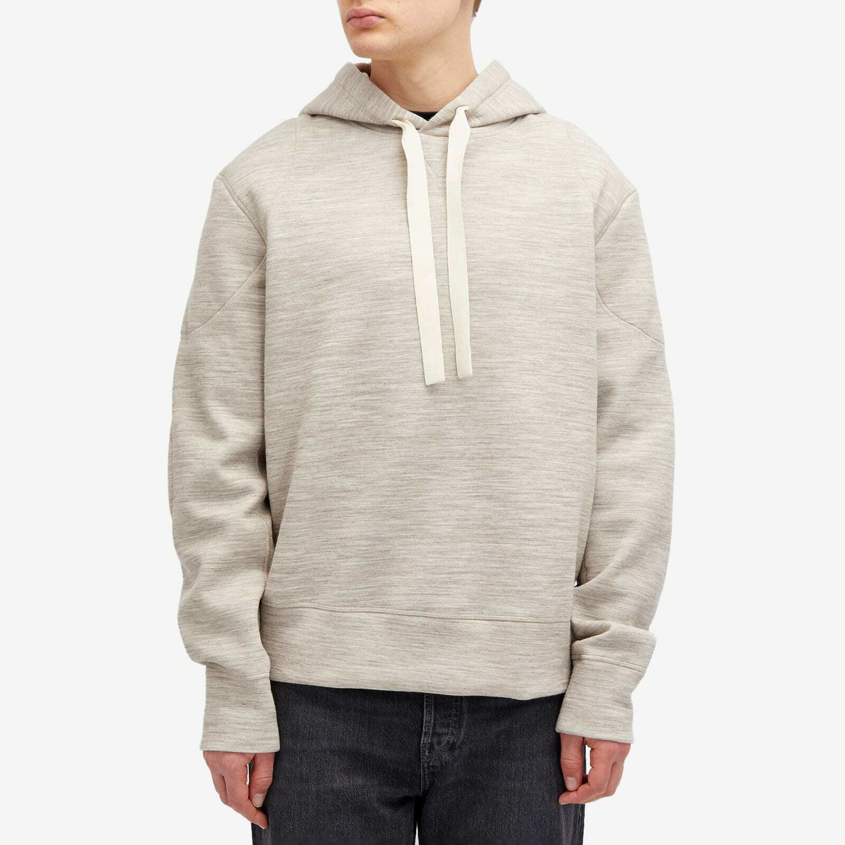 Jil Sander Men's Plus Wool Hoodie in Ginger
