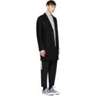 Comme des Garcons Shirt Black Wool Coat