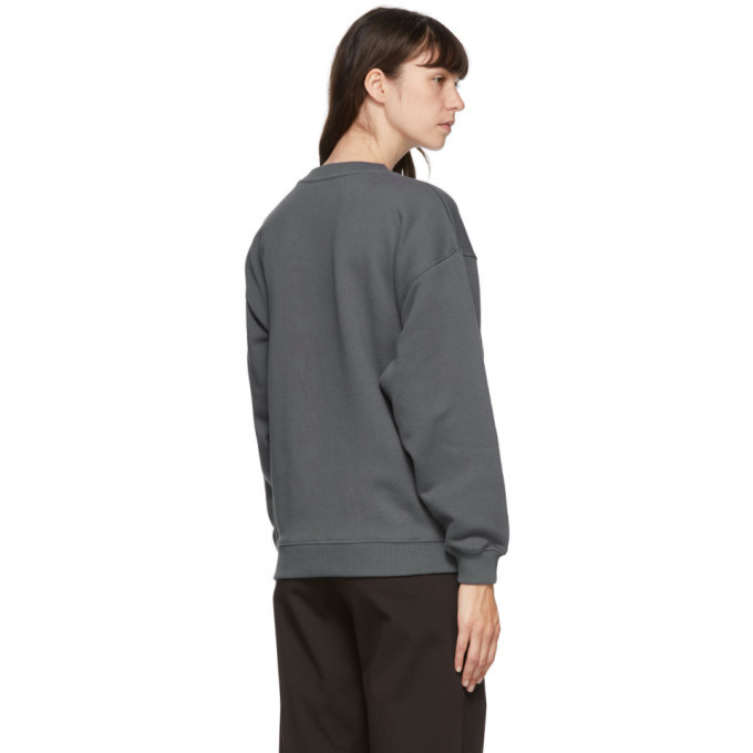 Acne Studios Grey Dog Patch Sweatshirt Acne Studios