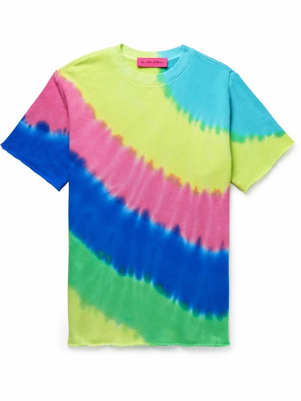 Photo: The Elder Statesman - Rainbow Void Tie-Dyed Cotton and Cashmere-Blend Jersey T-Shirt - Multi