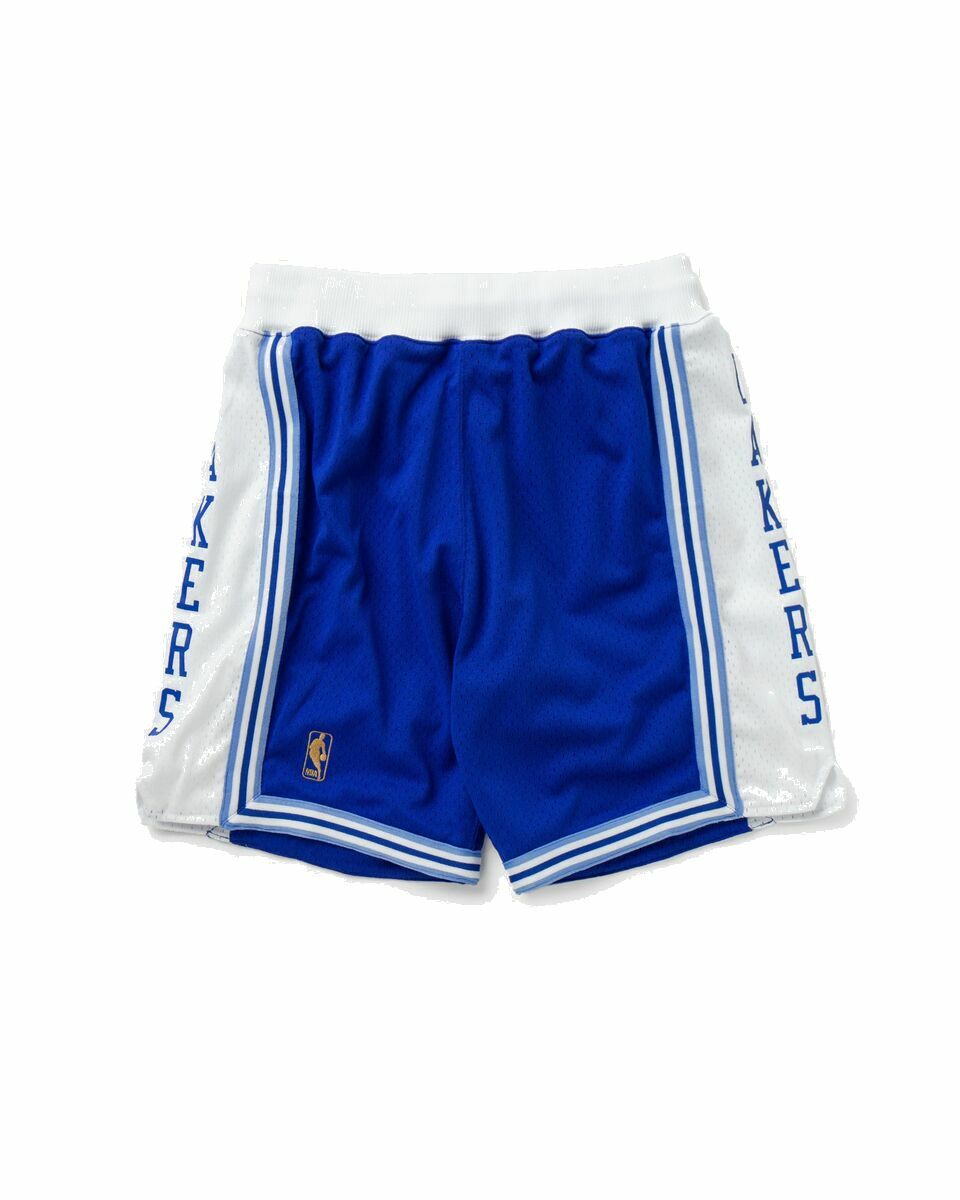 Photo: Mitchell & Ness Nba Authentic Shorts Los Angeles Lakers Alternate 1996 97 Blue - Mens - Sport & Team Shorts