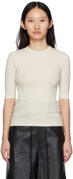 Rosetta Getty Grey Cotton T-Shirt