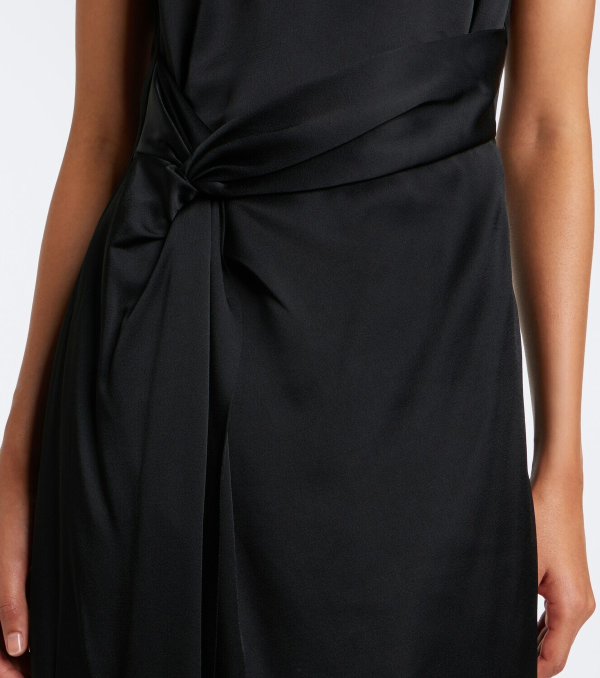 Róhe Gathered midi dress