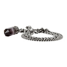 Alexander McQueen Silver Small Shaded Quartz Bracelet