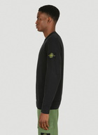 Compass Patch Sweatshirt in Black