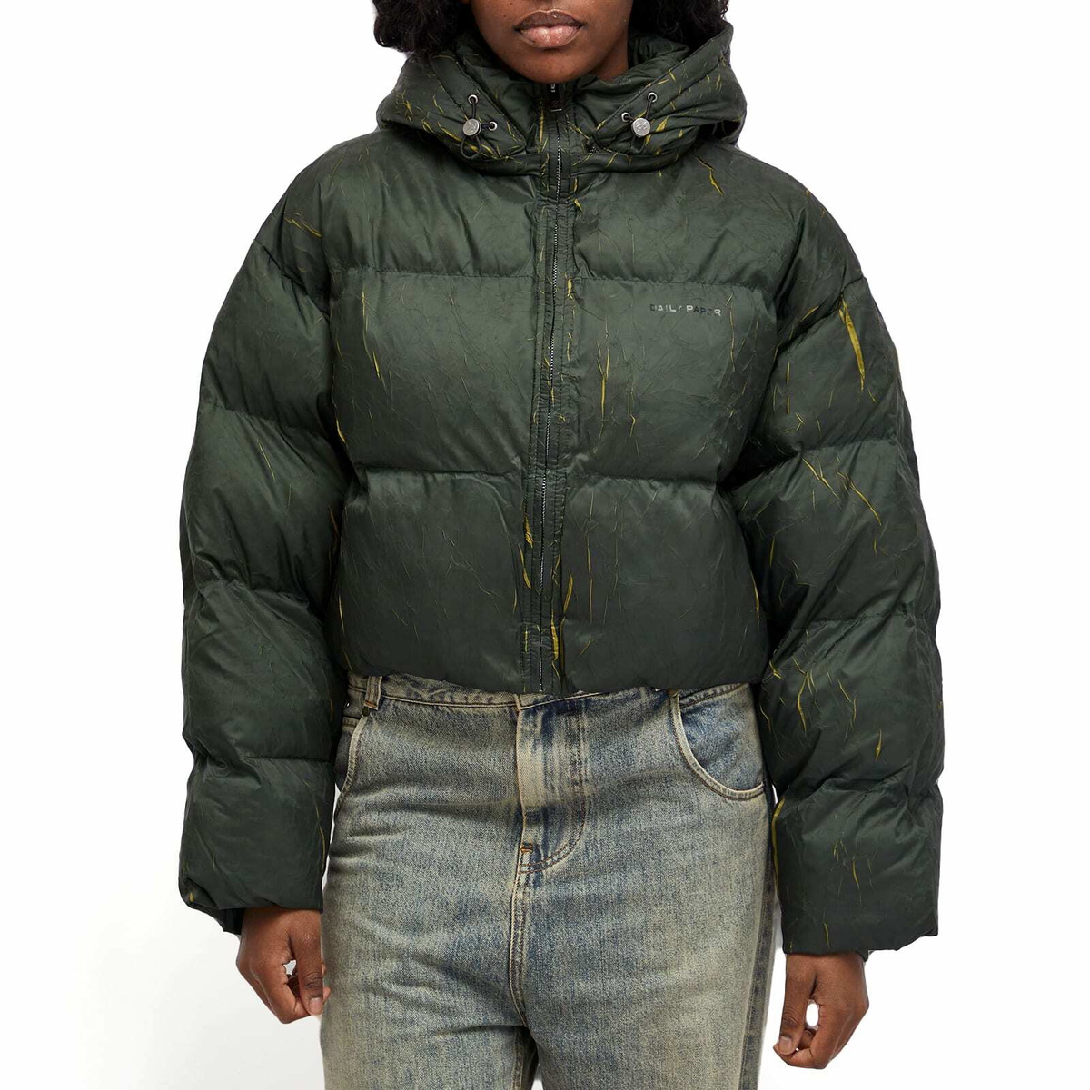 Daily Paper Women's Jorja Puffer Jacket in Cardamon Green