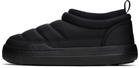 Moon Boot Black Park Soft Nylon Loafers