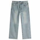 Larriet Men's Walé Wide Leg Jean in Light Blue