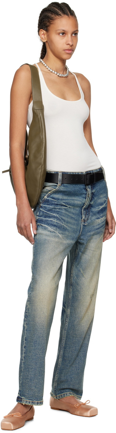 Fax Copy Express Blue Workers Jeans