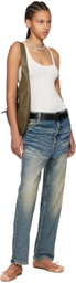 Fax Copy Express Blue Workers Jeans