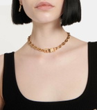 Miu Miu Logo drop earrings