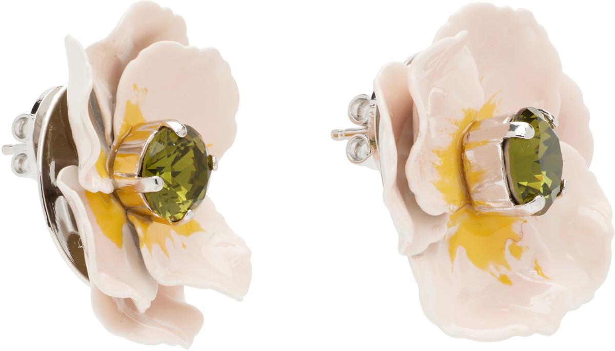 Simone Rocha Blooming Poppy Earrings
