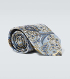 Etro Floral silk jacquard tie