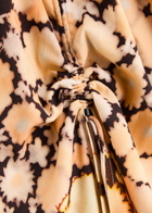 Knwls Coil Floral-print Ruched Mini Dress Multicoloured